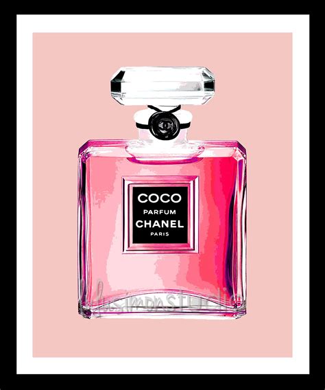 chanel perfume bottle poster|chanel poster in frame.